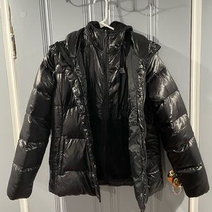 The North Face Puffer Jacket with Matching Detachable Vest